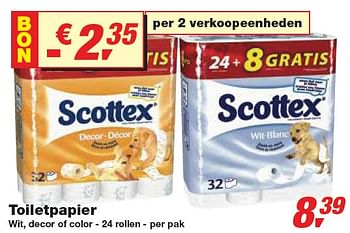 Promoties Toiletpapier - Scottex - Geldig van 24/02/2010 tot 09/03/2010 bij Makro