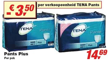 Promoties Pants Plus - Tena - Geldig van 24/02/2010 tot 09/03/2010 bij Makro