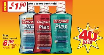 Promoties Plax - Colgate - Geldig van 24/02/2010 tot 09/03/2010 bij Makro