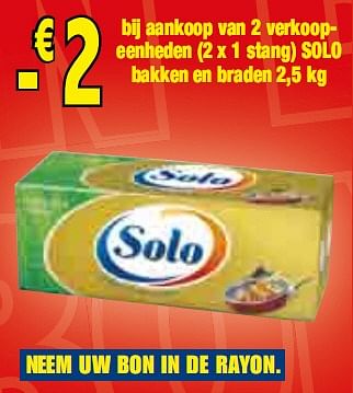 Promoties bij aankoop van 2 verkoopeenheden bakken en braden - Solo - Geldig van 24/02/2010 tot 23/03/2010 bij Makro
