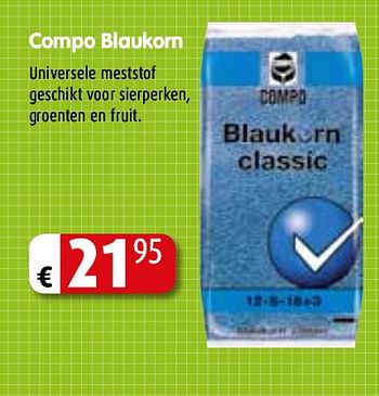 Promoties Blaukorn - Compo - Geldig van 24/02/2010 tot 06/03/2010 bij Aveve