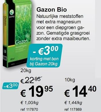 Promoties Gazon Bio - Osmo - Geldig van 01/03/2010 tot 28/03/2010 bij Freetime