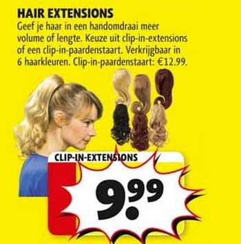 Drama Over het algemeen Voorzichtig Huismerk - Kruidvat Hair Extensions - Promotie bij Kruidvat