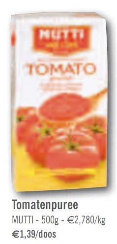 Promoties Tomatenpuree - Mutti - Geldig van 02/03/2010 tot 27/03/2010 bij O'Cool