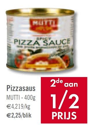 Promoties Pizzasaus - Mutti - Geldig van 02/03/2010 tot 27/03/2010 bij O'Cool