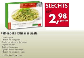 Promoties Authentieke Italiaanse pasta - Huismerk - O'Cool  - Geldig van 02/03/2010 tot 27/03/2010 bij O'Cool