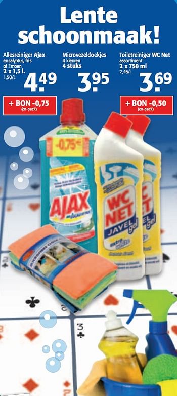 Promoties Lente schoonmaak - Ajax - Geldig van 03/03/2010 tot 16/03/2010 bij Alvo