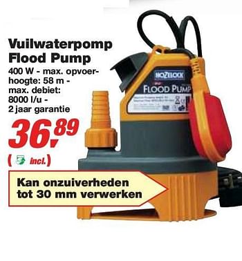 Promotions Vuilwaterpomp Flood Pump - Produit maison - Makro - Valide de 10/03/2010 à 23/03/2010 chez Makro