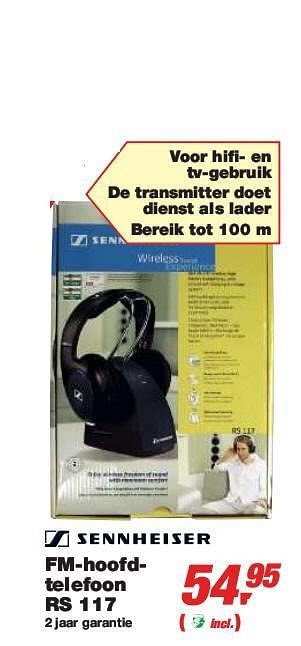 Promoties FM-hoofdtelefoon - Sennheiser  - Geldig van 10/03/2010 tot 23/03/2010 bij Makro