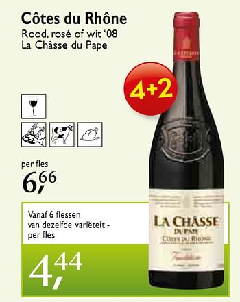 Promoties Côtes du Rhône - Rode wijnen - Geldig van 10/03/2010 tot 23/03/2010 bij Makro