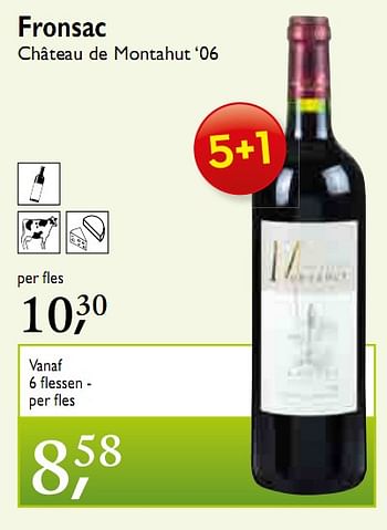 Promoties Fronsac - Rode wijnen - Geldig van 10/03/2010 tot 23/03/2010 bij Makro