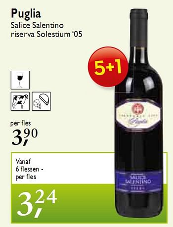 Promoties Puglia - Rode wijnen - Geldig van 10/03/2010 tot 23/03/2010 bij Makro