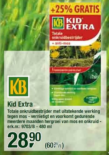 Promoties Kid Extra - KB - Geldig van 10/03/2010 tot 23/03/2010 bij Makro
