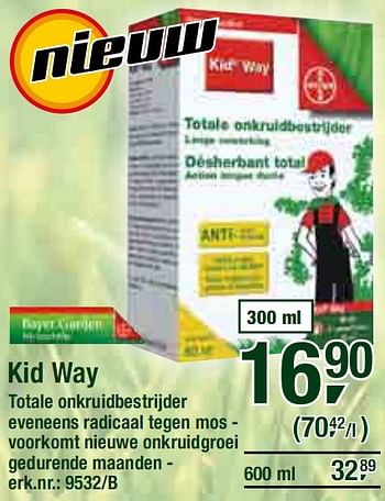 Promoties Kid Way - Huismerk - Geldig van 10/03/2010 tot 23/03/2010 bij Makro