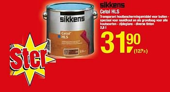 Promoties Cetol HLS - Sikkens - Geldig van 10/03/2010 tot 23/03/2010 bij Makro