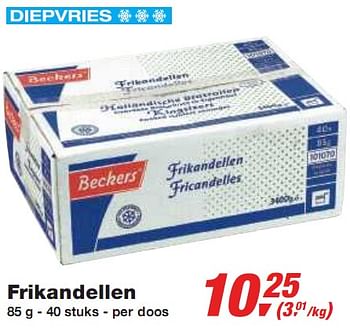 Promotions Frikandellen - Beckers - Valide de 10/03/2010 à 23/03/2010 chez Makro