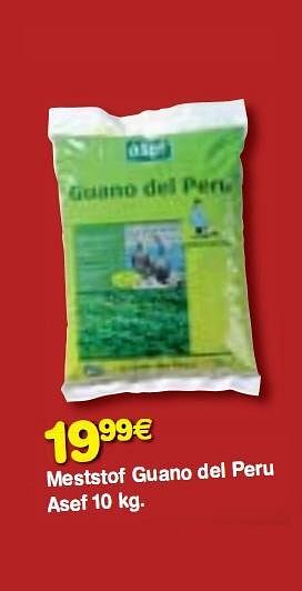 Promoties Meststof Guano del Peru Asef - Huismerk - BricoPlanit - Geldig van 10/03/2010 tot 29/03/2010 bij BricoPlanit