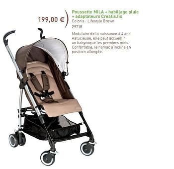 Promotion Premaman Poussette Mila Bebeconfort Bebe Et Grossesse Valide Jusqua 4 Promobutler