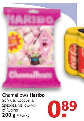Promoties Chamallows - Haribo - Geldig van 17/03/2010 tot 30/03/2010 bij Alvo