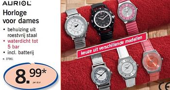 propeller Conclusie werkzaamheid Auriol Horloge voor dames - Promotie bij Lidl