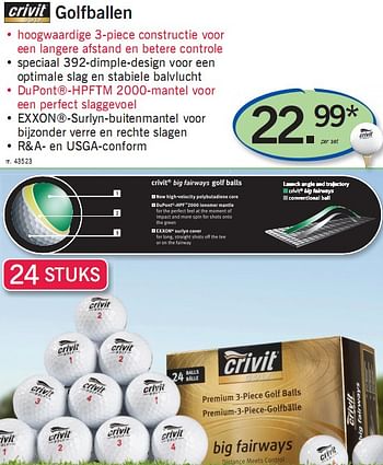 lekken Inzet Verdraaiing Huismerk - Lidl Golfballen - Promotie bij Lidl