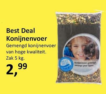 Promoties Best Deal Konijnenvoer - Huismerk - Groen Expert - Geldig van 18/03/2010 tot 24/03/2010 bij Groen Expert