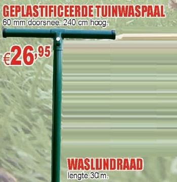 Promoties Geplastificeerde Tuinwaspaal - Huismerk - Cevo - Geldig van 18/03/2010 tot 31/03/2010 bij Cevo Market