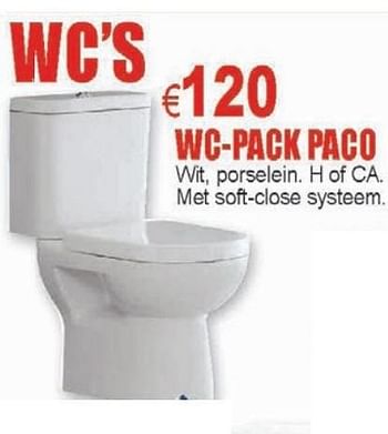 Promoties Wc-Pack Paco - Huismerk - Cevo - Geldig van 18/03/2010 tot 31/03/2010 bij Cevo Market