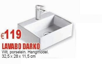 Promoties Lavabo Darko - Huismerk - Cevo - Geldig van 18/03/2010 tot 31/03/2010 bij Cevo Market