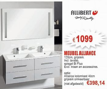 Promoties meubel alliance - Allibert - Geldig van 18/03/2010 tot 31/03/2010 bij Cevo Market