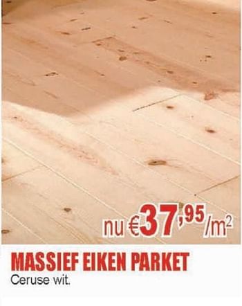 Promoties massief eiken parket - Huismerk - Cevo - Geldig van 18/03/2010 tot 31/03/2010 bij Cevo Market