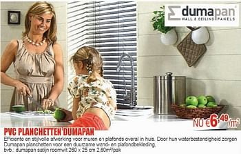 Promoties pvc planchetten dumapan - Huismerk - Cevo - Geldig van 18/03/2010 tot 31/03/2010 bij Cevo Market