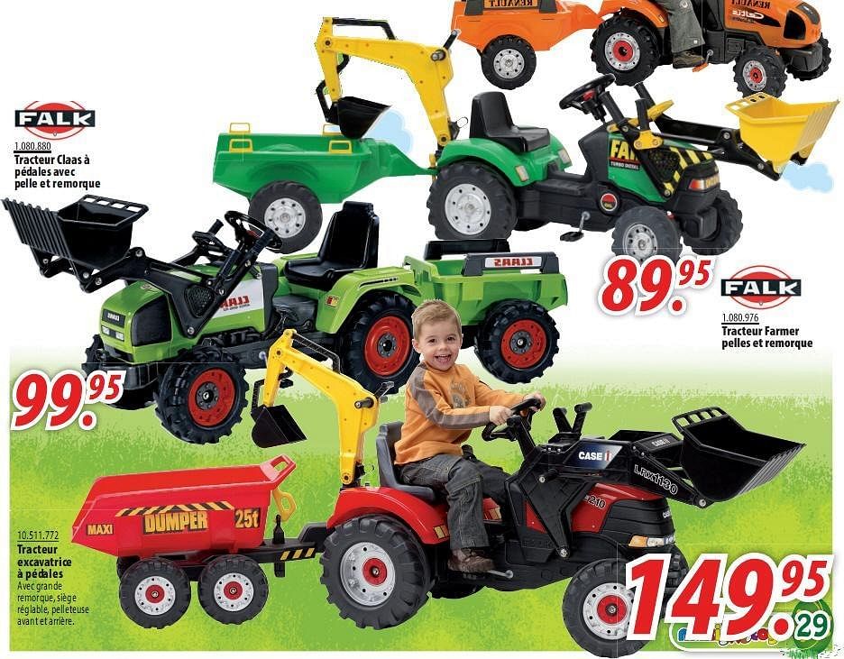 tracteur a pedale maxi toys