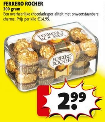 Promo Coffret cadeau Ferrero Rocher chez Kruidvat