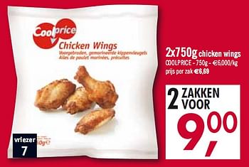 Promoties chicken wings - Coolprice - Geldig van 23/03/2010 tot 03/04/2010 bij O'Cool