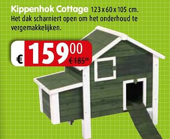kin Vergelijkbaar Aankoop Huismerk - Aveve Kippenhok cottage - Promotie bij Aveve