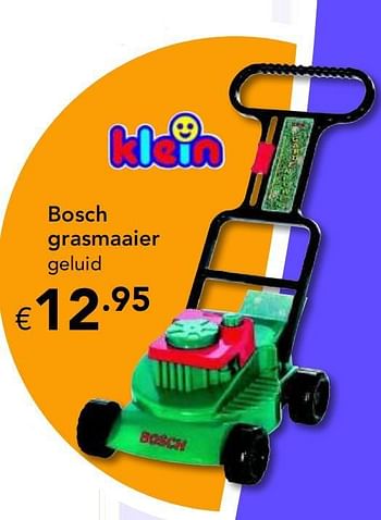 ongebruikt makkelijk te gebruiken Lijkenhuis Huismerk - Happyland Bosch grasmaaier geluid - Promotie bij Happyland