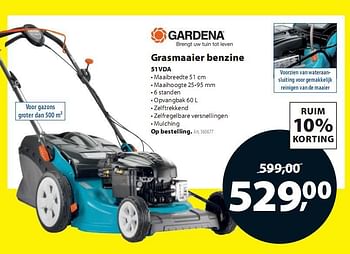 Kreunt sap Voorschrijven Gardena Grasmaaier benzine - Promotie bij Gamma