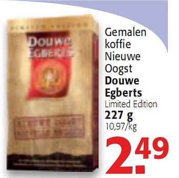 Promoties koffie nieuwe oogst - Douwe Egberts - Geldig van 31/03/2010 tot 13/04/2010 bij Alvo