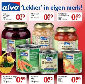 Promoties Rodekool met appel - Huismerk - Alvo - Geldig van 31/03/2010 tot 13/04/2010 bij Alvo