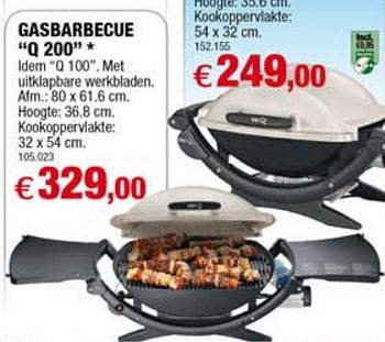 Promoties Gasbarbecue  - Huismerk - Hubo  - Geldig van 07/04/2010 tot 30/06/2010 bij Hubo