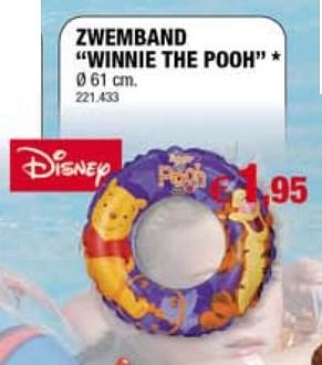 Promoties Zwemband winnie the pooh - Disney - Geldig van 07/04/2010 tot 30/06/2010 bij Hubo