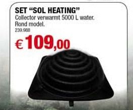Promoties Set sol heating - Huismerk - Hubo  - Geldig van 07/04/2010 tot 30/06/2010 bij Hubo