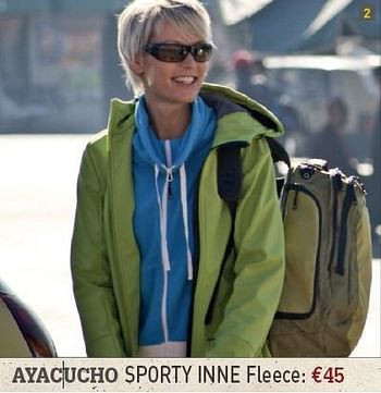 Promoties Sporty inne Fleece - AYACUCHO - Geldig van 12/04/2010 tot 30/04/2010 bij A.S.Adventure