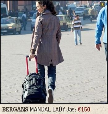 Promoties Mandal Lady Jas - Bergans - Geldig van 12/04/2010 tot 30/04/2010 bij A.S.Adventure