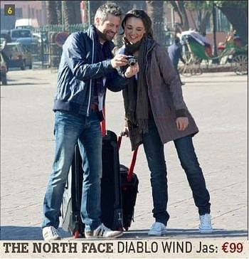 Promoties Diablo Wind Jas - The North Face - Geldig van 12/04/2010 tot 30/04/2010 bij A.S.Adventure