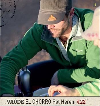 Promoties EL CHORRO Pet Heren - VAUDE - Geldig van 12/04/2010 tot 30/04/2010 bij A.S.Adventure