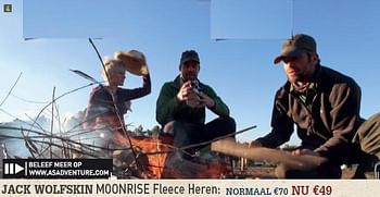 Promoties MOONRISE Fleece Heren - Jack Wolfskin - Geldig van 12/04/2010 tot 30/04/2010 bij A.S.Adventure