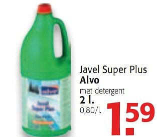 Promoties Javel Super Plus - Huismerk - Alvo - Geldig van 14/04/2010 tot 27/04/2010 bij Alvo