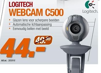 Promoties WEBCAM - Logitech - Geldig van 19/04/2010 tot 03/05/2010 bij Forcom